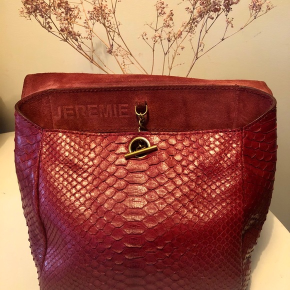 Jérôme Dreyfus crossbody python bag - Picture 2 of 6